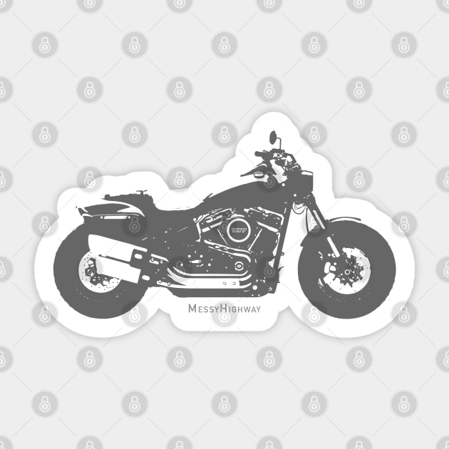 Harley Fat Bob 107 18, shadow Sticker by MessyHighway